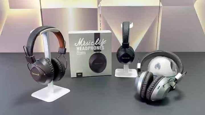 AKZ 17 Wireless Bluetooth Headphones – Foldable Stereo Headset with Mic