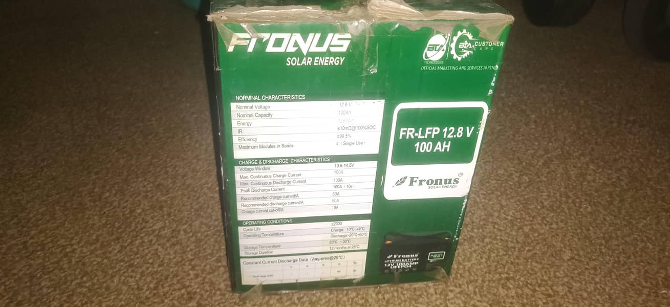 fronus lithium battery 0