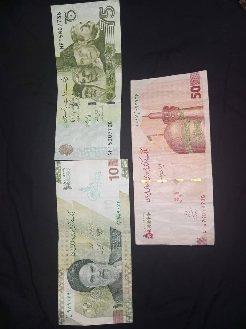 Notes and coins from different countries 5