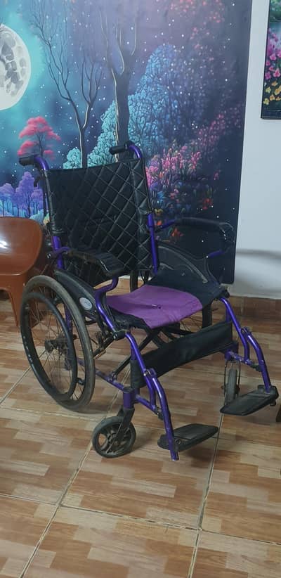 life care wheelchair purple color