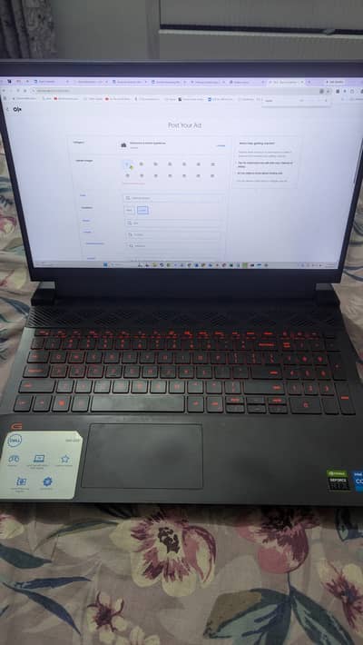 Dell G15 5511 gaming laptop for sale. Lightly used, never repaired.
