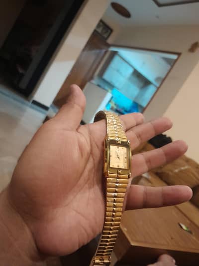 winstat gold platted watch