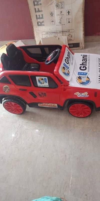 Kids Stylish Red Jeep