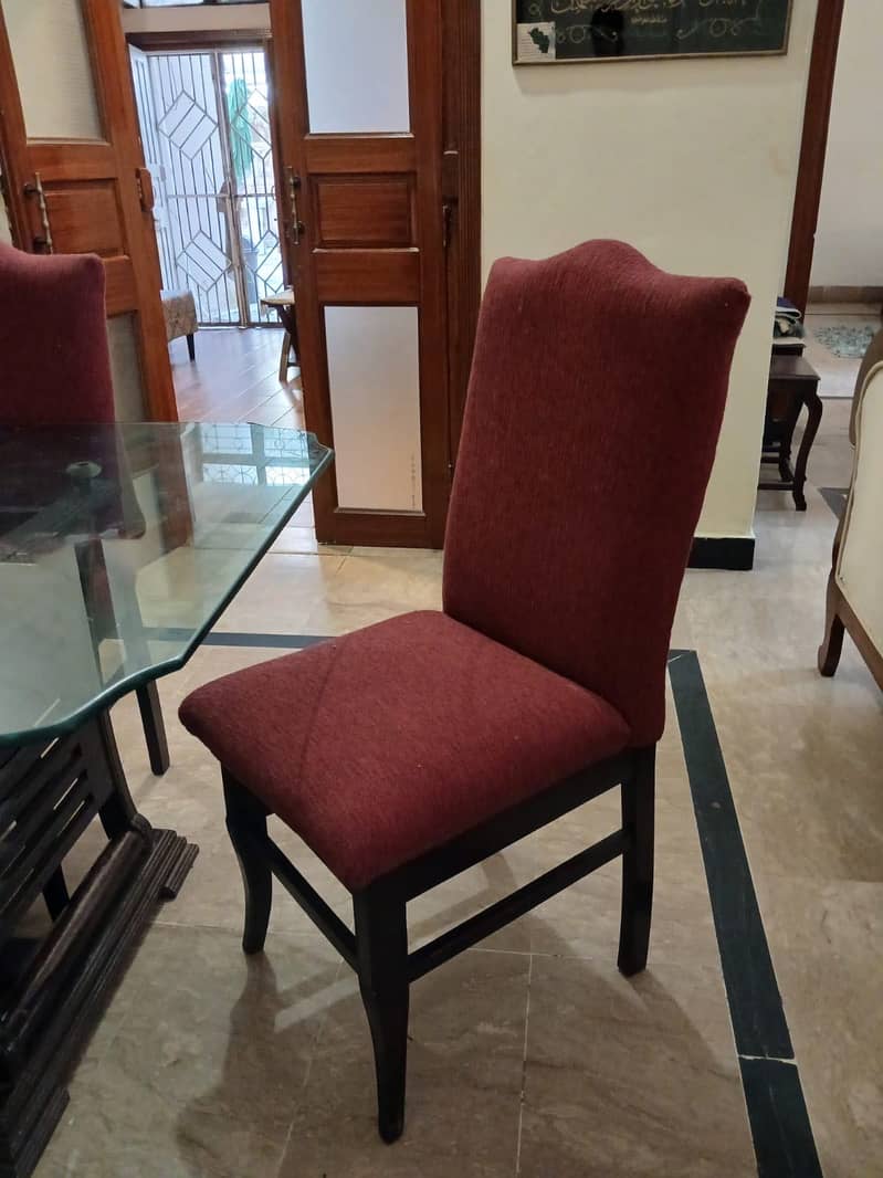 Dinning chairs and table 2