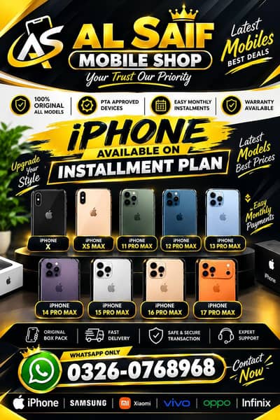 i Phone 8plus, 11,12,13,14,15 pro max on instalment Whatsapp