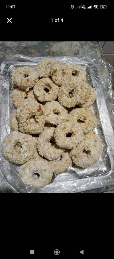 Homemade Chicken Veg Donuts