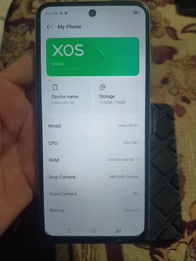 Infinix Hot 50i Only mobile he