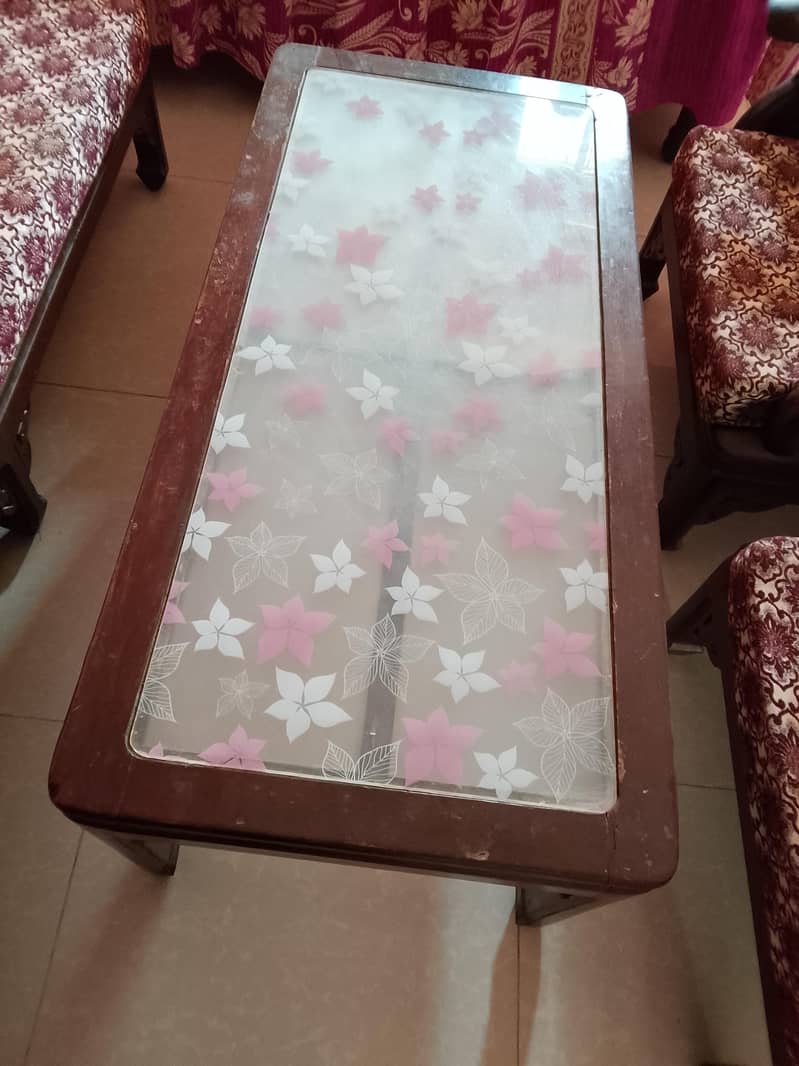 5 seater sofa set with table 2