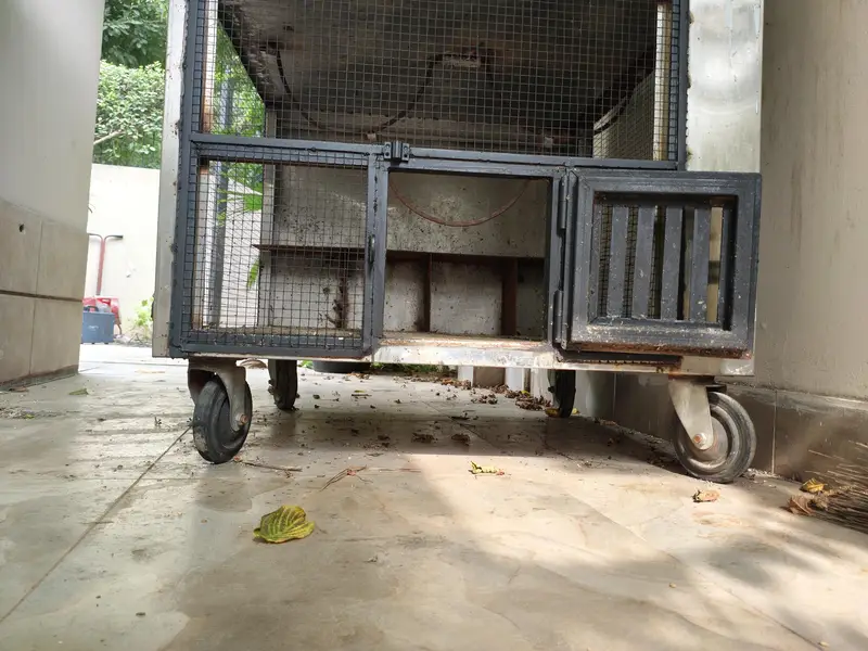 Large Multi-Level Bird Cage / Aviary on Wheels – Heavy Duty Metal — photo 6