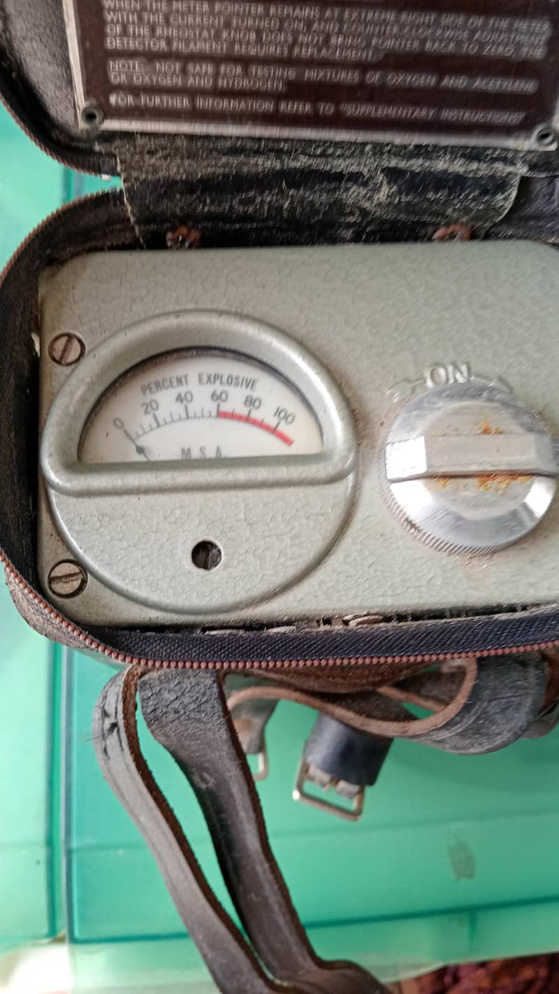 EXPLOSIVE METRE INDICATOR 0