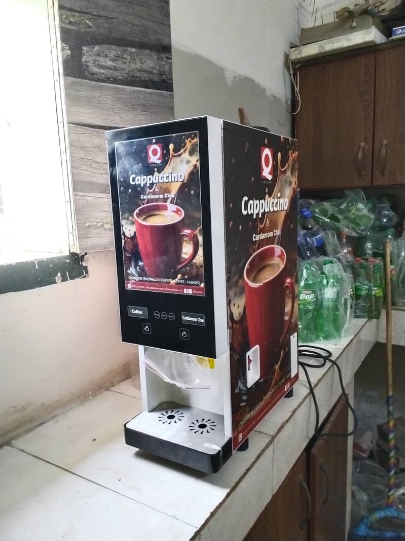 Q premix tea machine 3