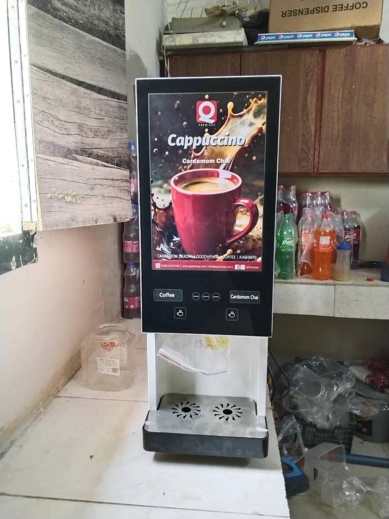 Q premix tea machine 4