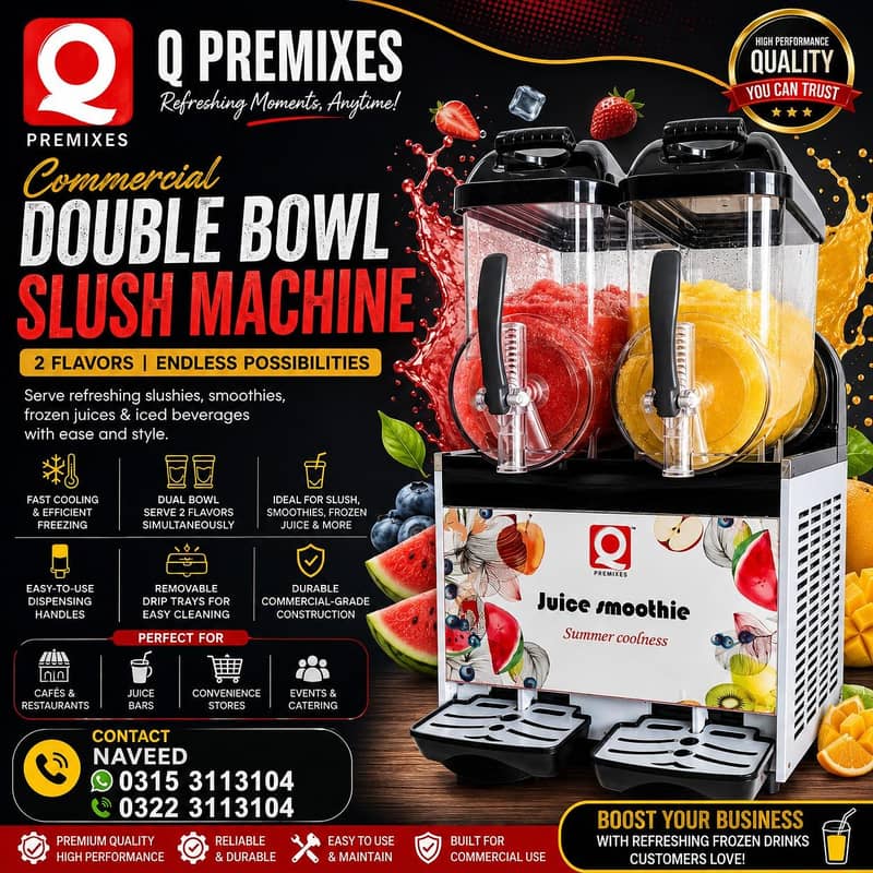 Q premix tea machine 5