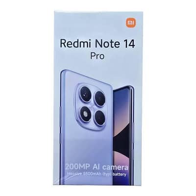 Xiaomi redmi note 14 pro 8-256 black color