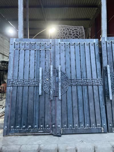 CNC Metal Cutting & Custom Main Gate | Metal Gate Fabrication