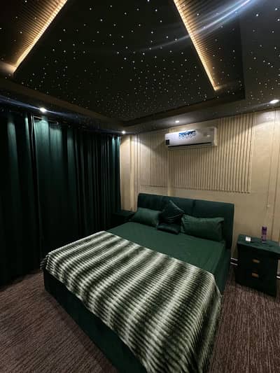 1 BHK Daily Rental Apartment with Starlight Available | Eiffel Tower Facing | Bahria Town Lahore