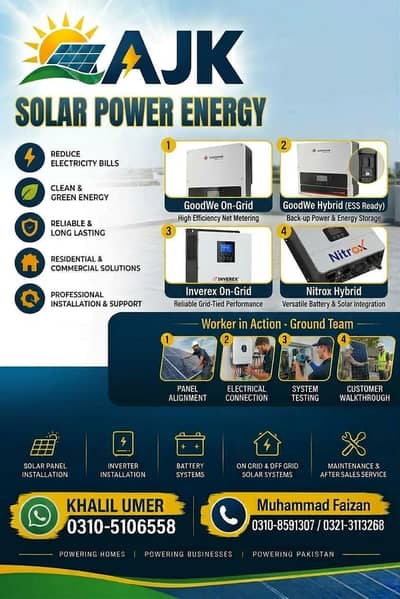 Solar installation|Goodwe|inverex nitrox|Huawei|Best solar solutions