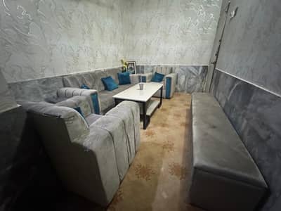 Five Seater Sofa with cousins and Storage Stole With Center Table