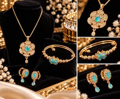 Golden glow jewellery