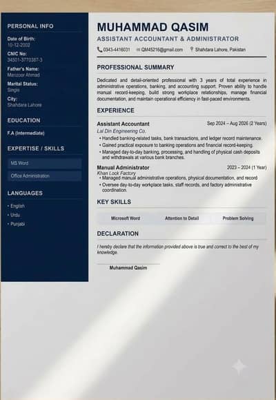 assistant accountant