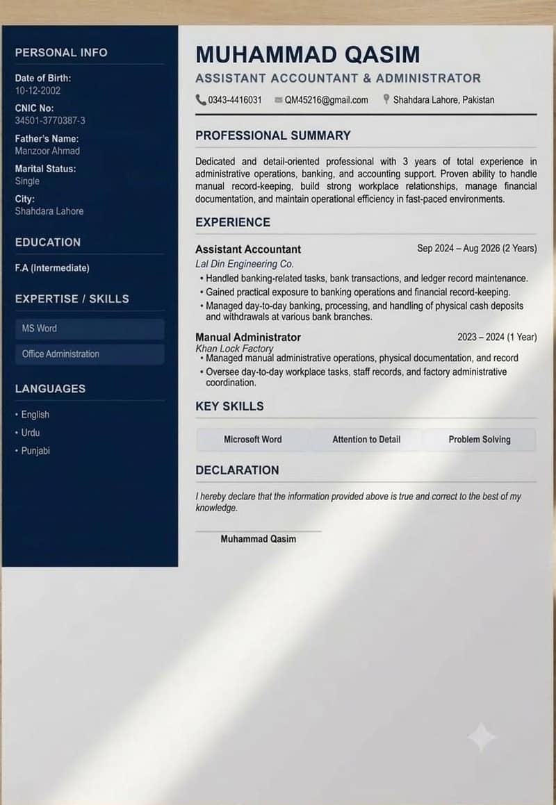 assistant accountant 0
