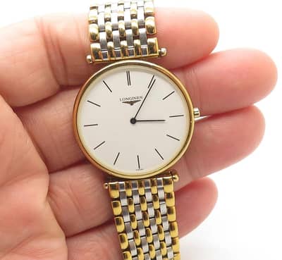 Longines Grand Classic L4 635 2 Swiss Gold Pl Dial Quartz Unisex Watch