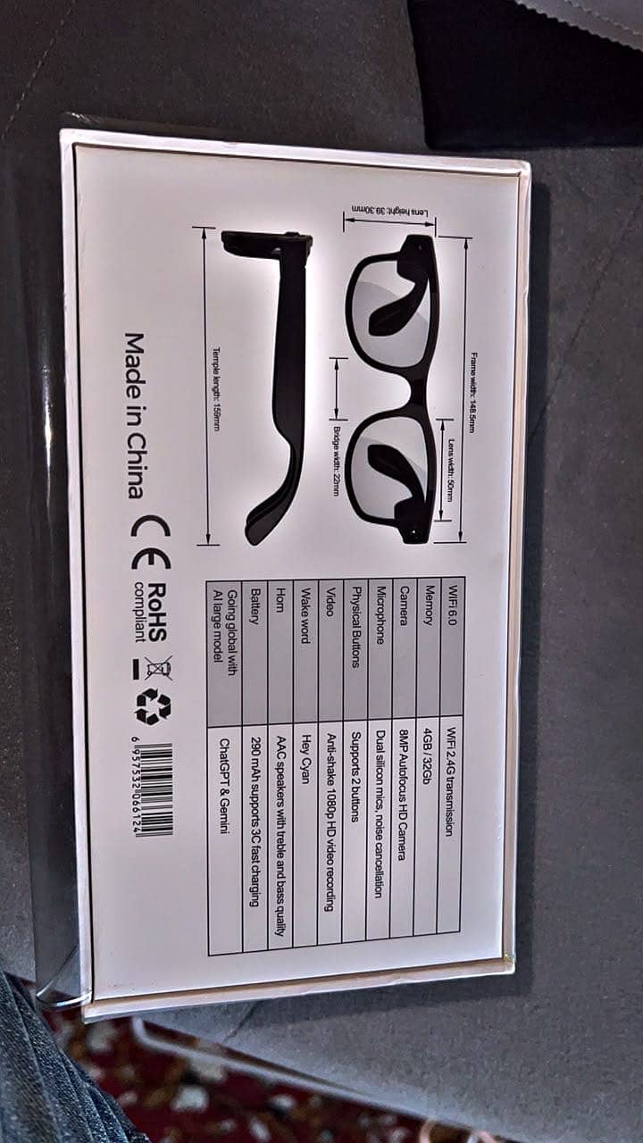 AI smart glasses camera 2