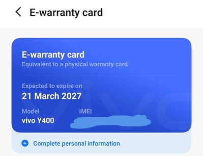 Vivo Y400