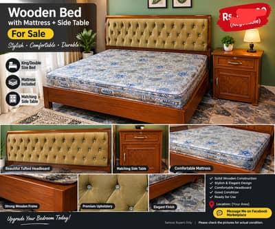 bed full size with nee double size mattress