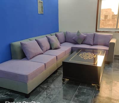 L shape sofa molty foam used
