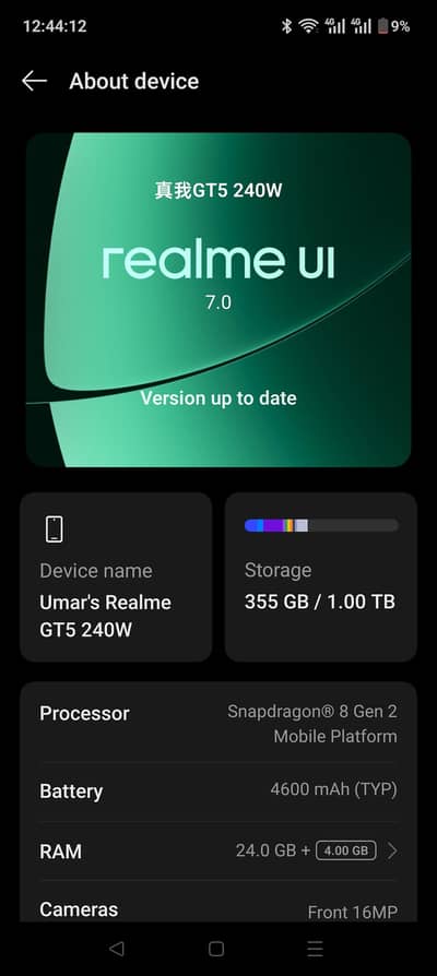 Realme GT 5 (240 watt)