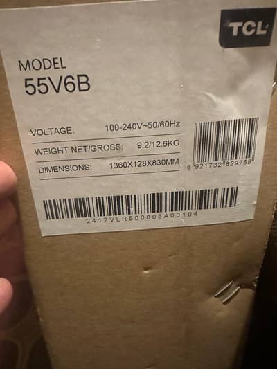 TCL LCD 55 Inch 85000 demand  only 3 month use brand new condition