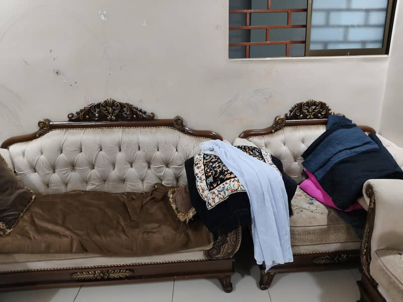7 seater Elegant sheesham sofas 1
