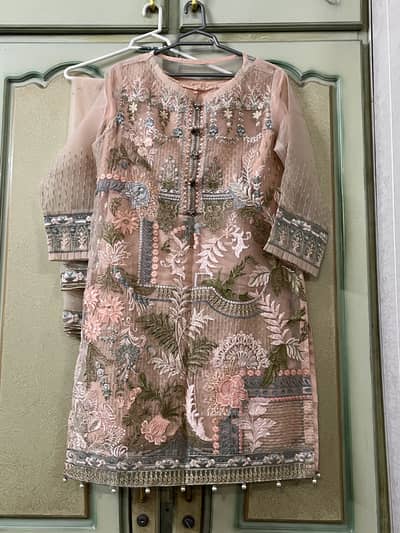 Embroidery peace 4 piece suit