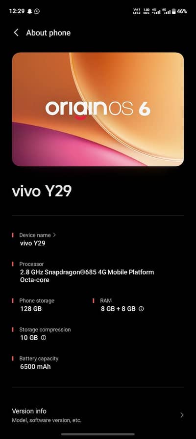 Vivo Y29