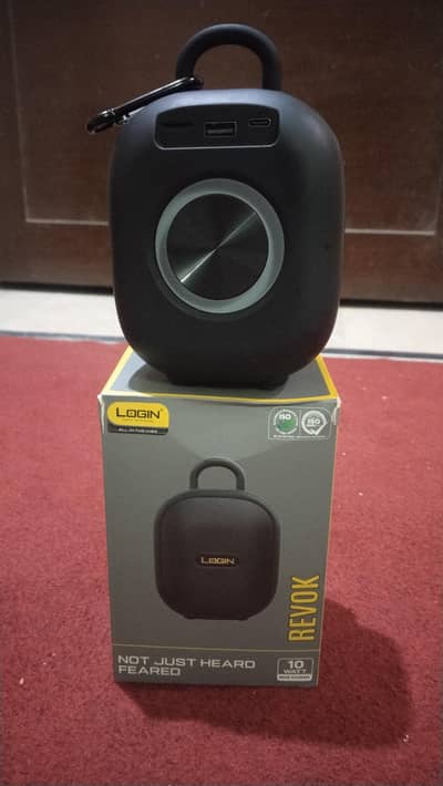 Speaker login with heavy baseee