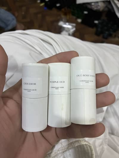 7.5ML Premium Perfume Splashers | Gris Dior, Purple Oud & Oud Rosewood