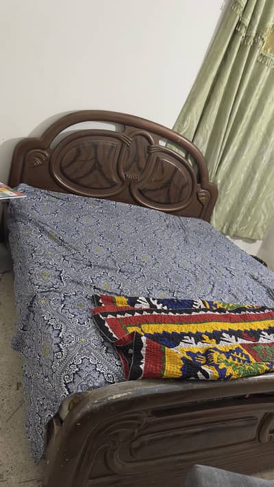 King size bed with mattress