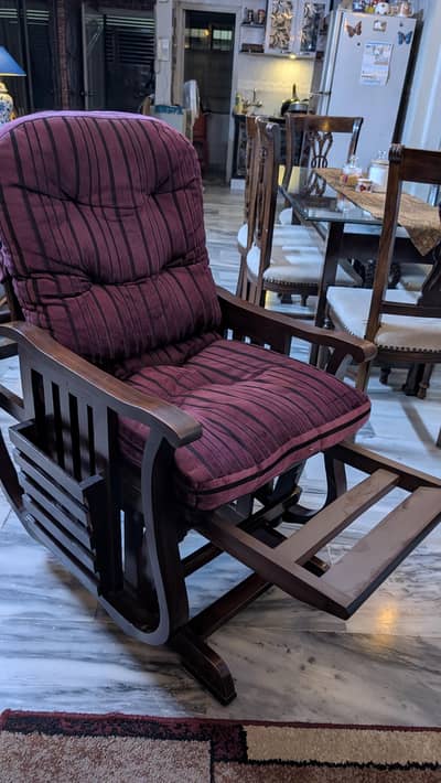 Pure sheesham wood rocking chair for sale