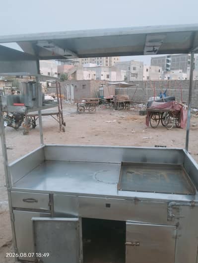 food stal for shawarma & burger original steel