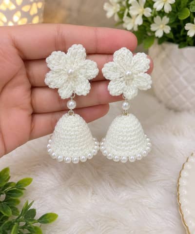 Handmade Crochet Jhumkay