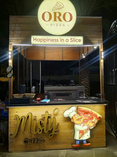 Food stall 7×7fit with All Accessories