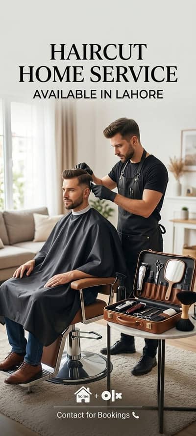Haircut Home Service Available in Lahore