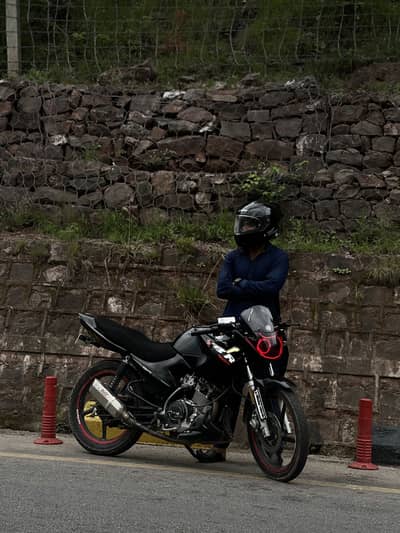 ybr 125 2018 model all ok tyre new h