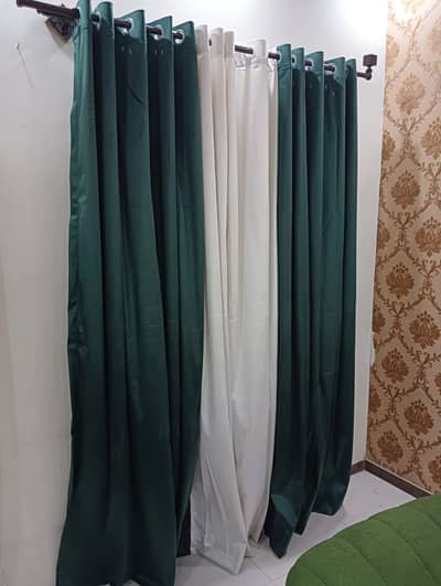 Brand New High Quality Velvet Curtains – 7 Pcs | 1 Day Used