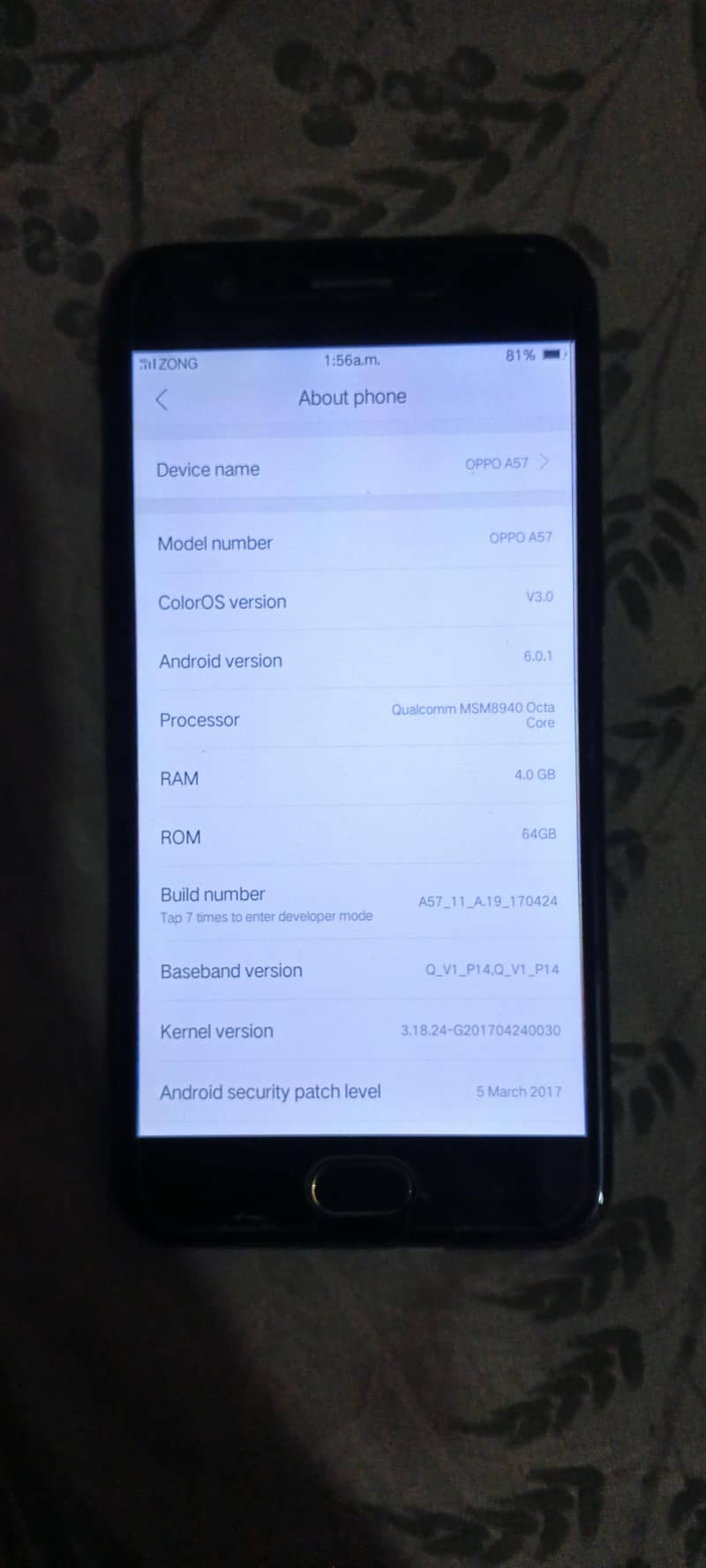 OPPO A57 2