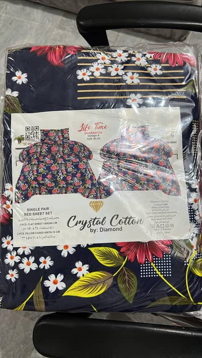 Two single bed sheet two pillows RS 1500