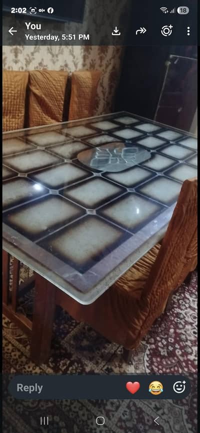 dining table 8 set wala vip condition.