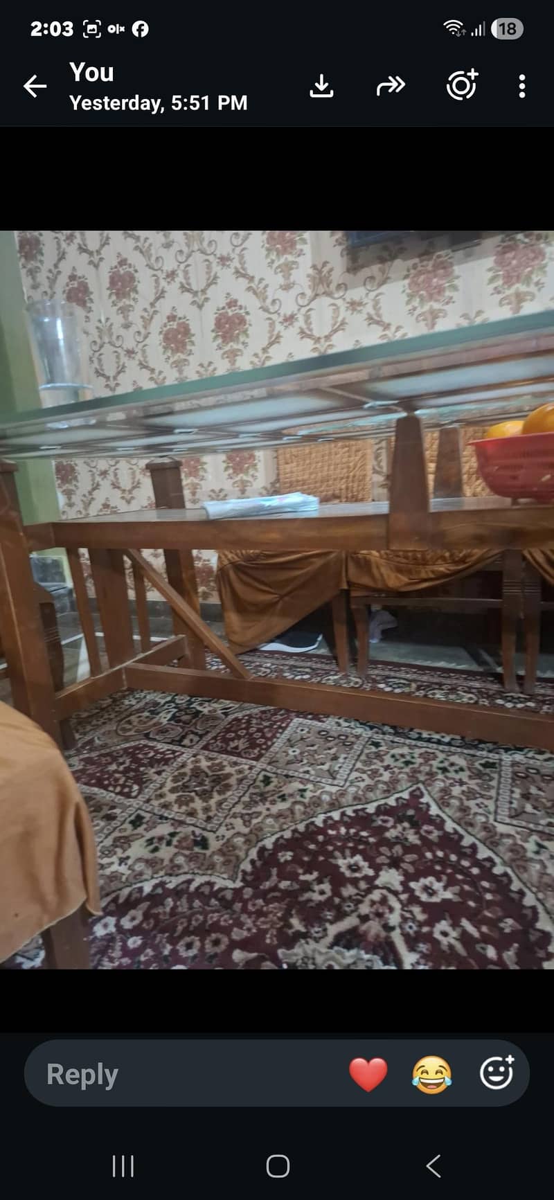 dining table 8 set wala vip condition. 1