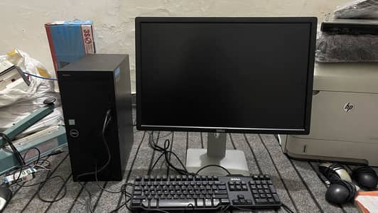 Core I5 8th Generation 4gb graphic 16/1tb with 24inch dell lcd
